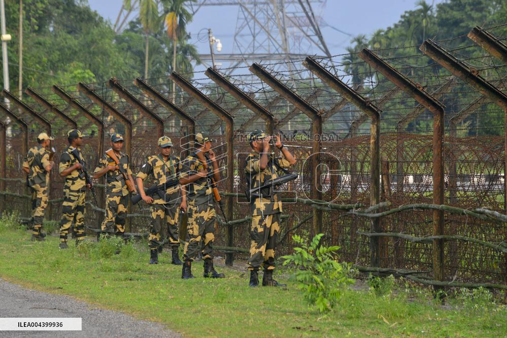 India Bangladesh Border Patrols Intensify - India