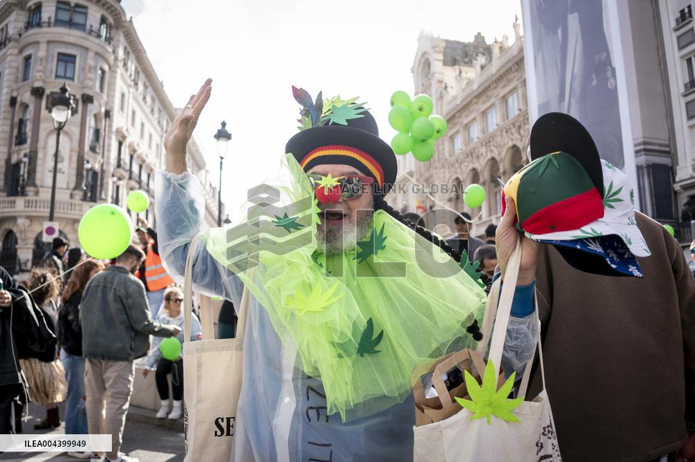 Global Marijuana March Madrid 2025