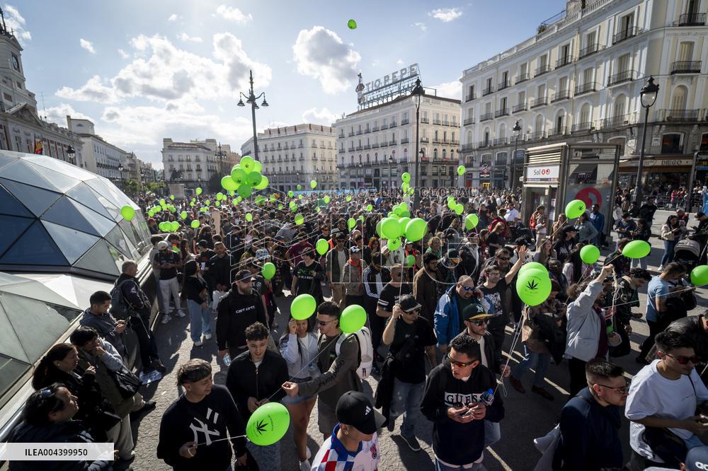 Global Marijuana March Madrid 2025