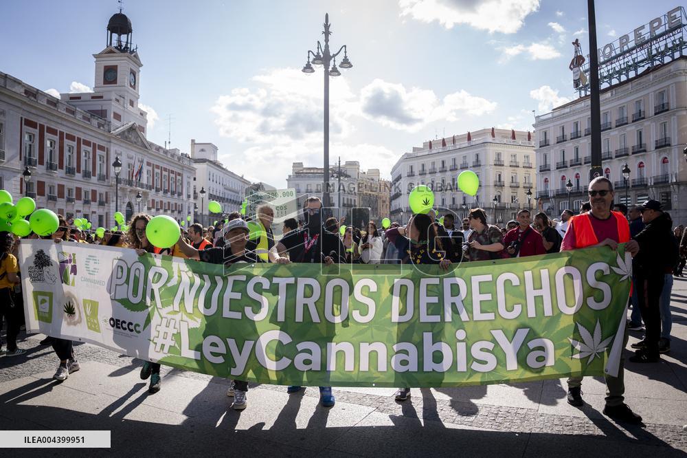 Global Marijuana March Madrid 2025