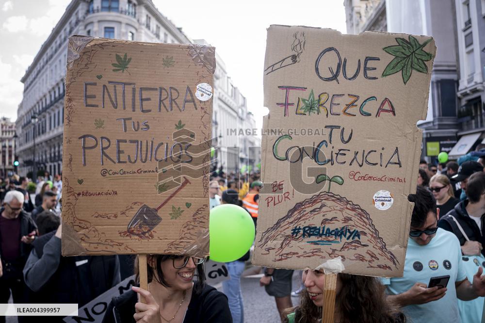 Global Marijuana March Madrid 2025