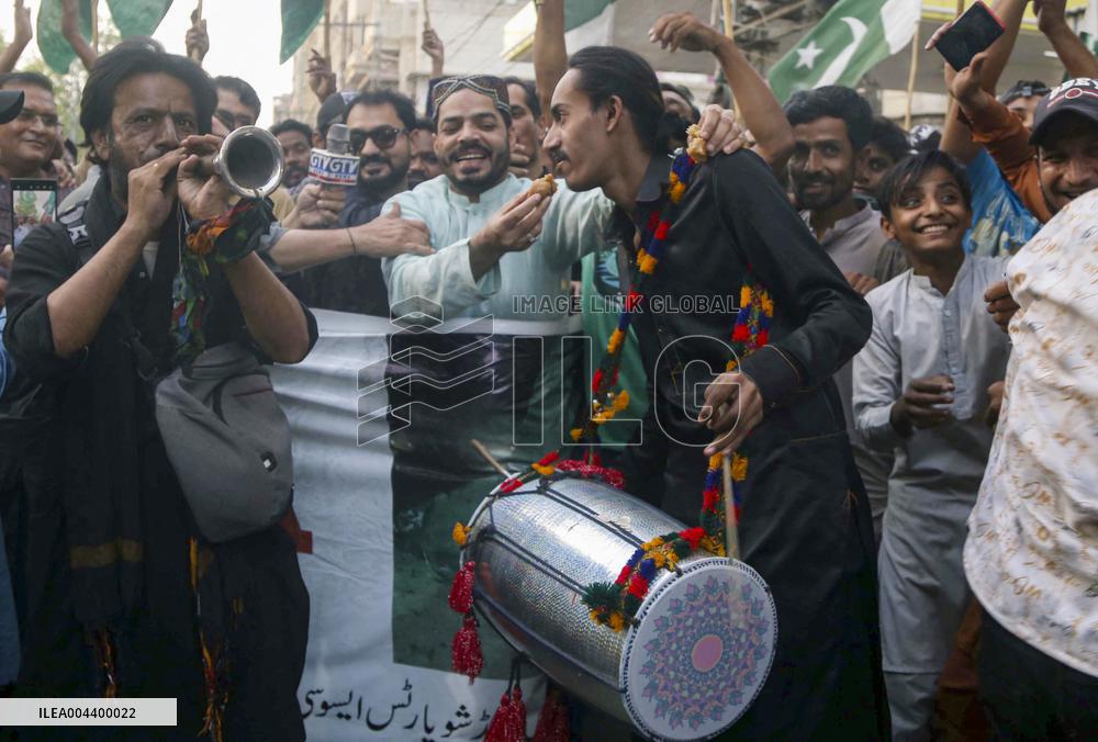Hyderabad Celebrates Ceasefire - Pakistan