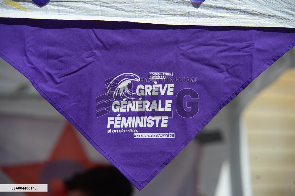 Anti-Fascist Village Opposes Far Right Demonstration - Paris