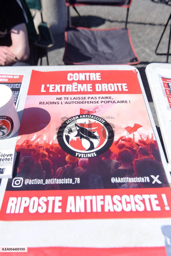 Anti-Fascist Village Opposes Far Right Demonstration - Paris