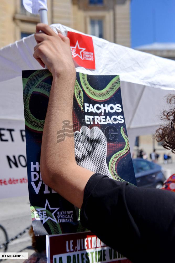 Anti-Fascist Village Opposes Far Right Demonstration - Paris