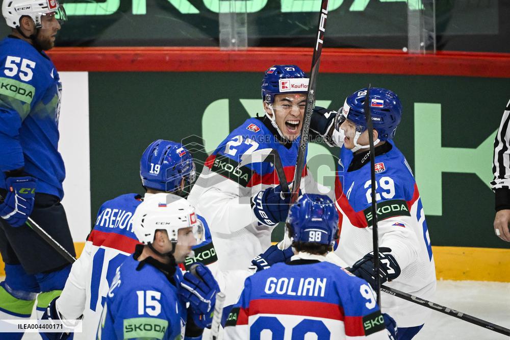 ICE HOCKEY WC SLOVAKIA-SLOVENIA