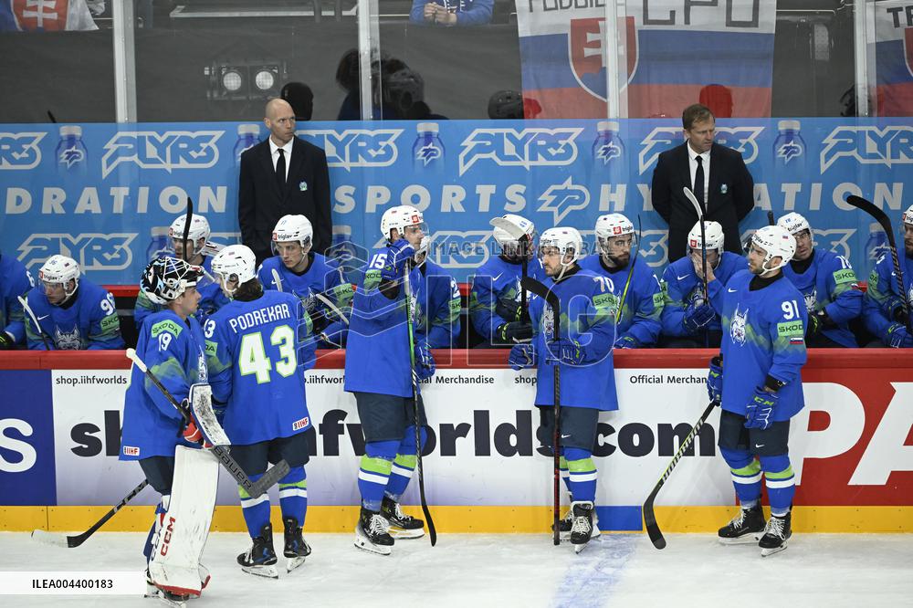 ICE HOCKEY WC SLOVAKIA-SLOVENIA