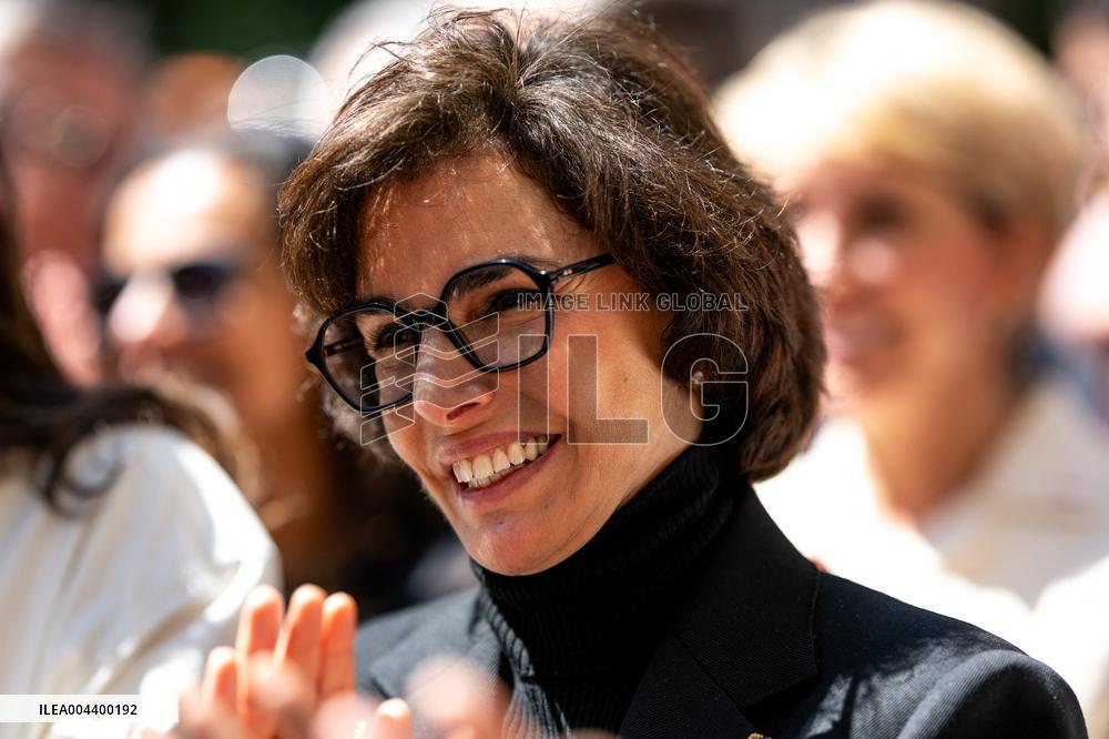 Rachida Dati Visits International Architecture Exhibition - Venise