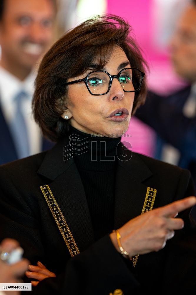 Rachida Dati Visits International Architecture Exhibition - Venise