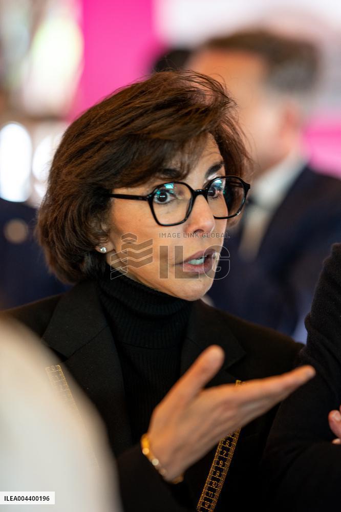 Rachida Dati Visits International Architecture Exhibition - Venise