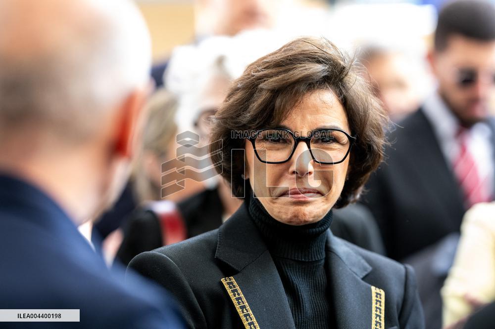 Rachida Dati Visits International Architecture Exhibition - Venise