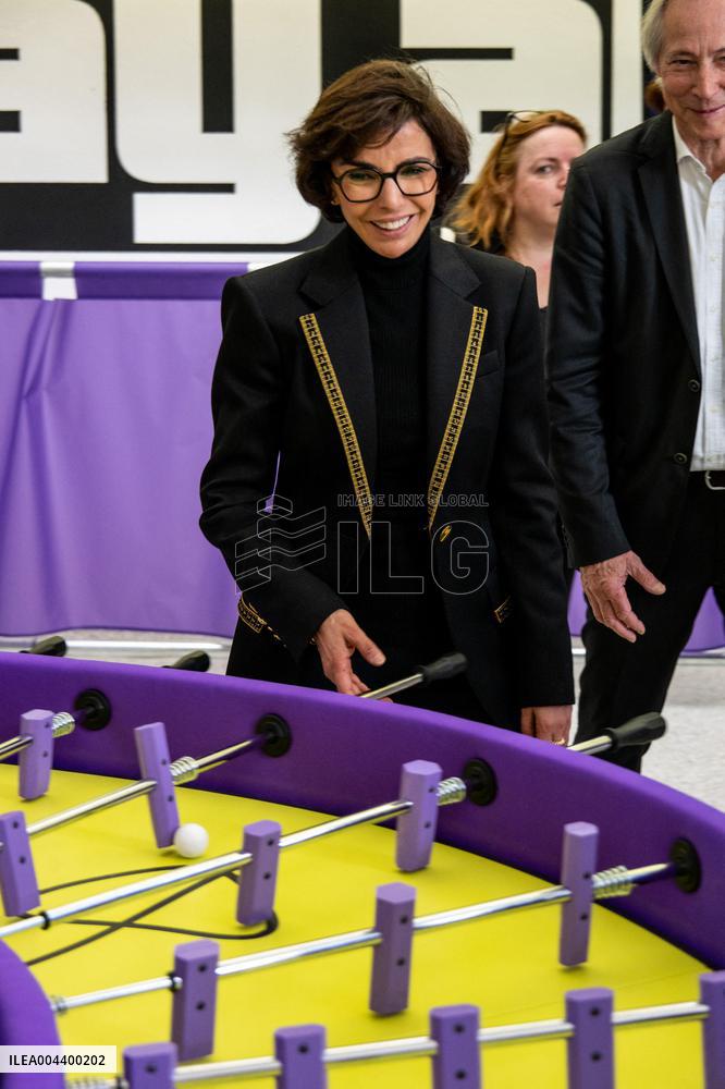 Rachida Dati Visits International Architecture Exhibition - Venise