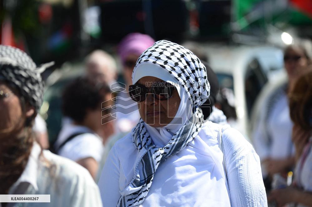 Demonstration for Gaza in Paris