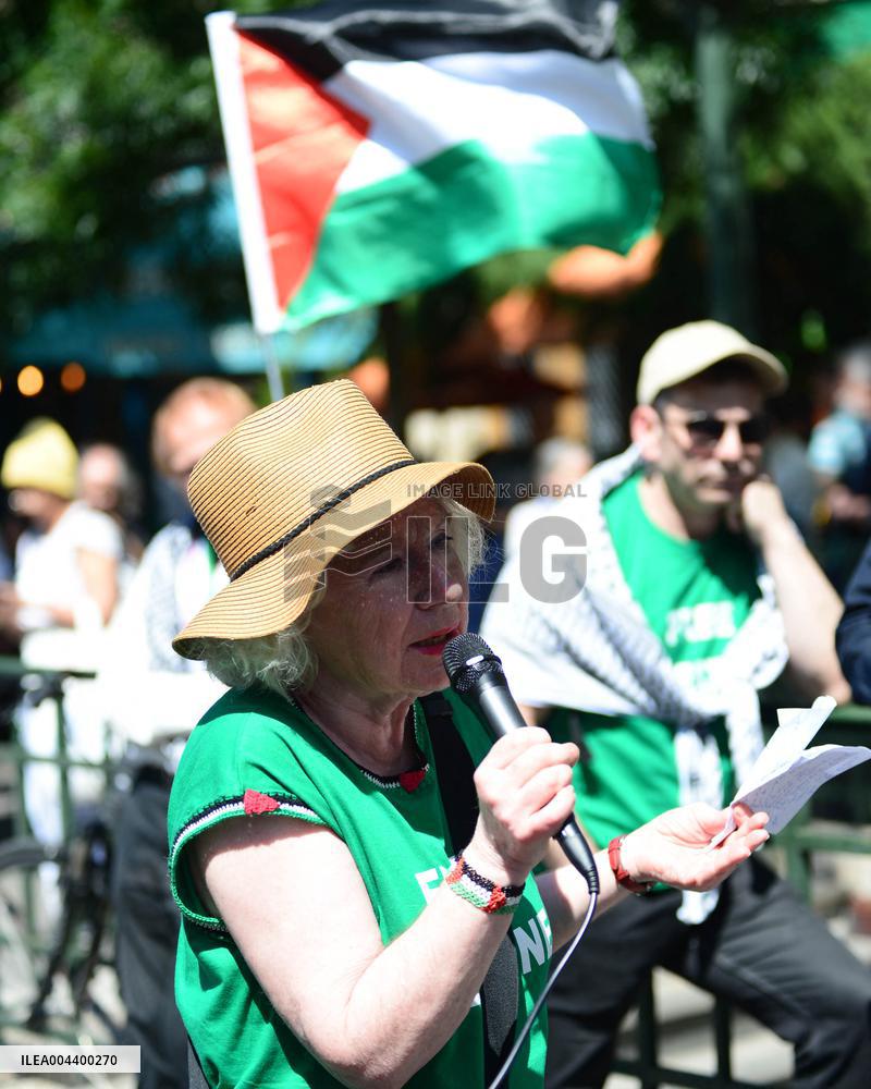 Demonstration for Gaza in Paris