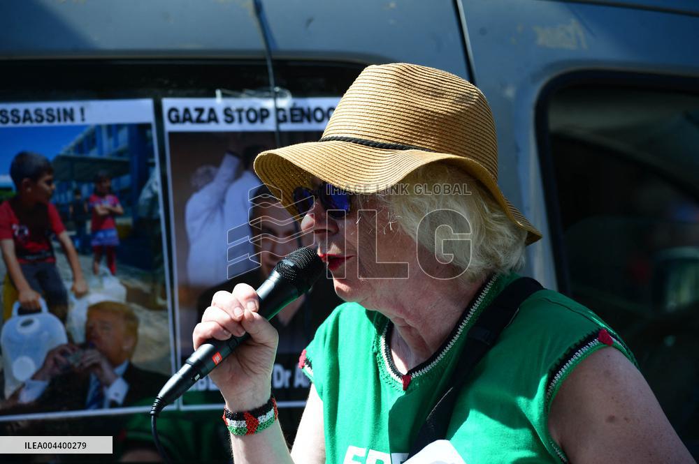 Demonstration for Gaza in Paris