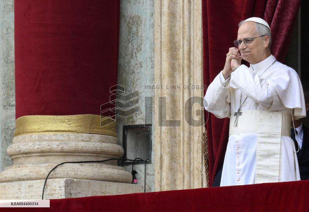 Pope Leo XIV Leads His First Regina Caeli Prayer - Vatican