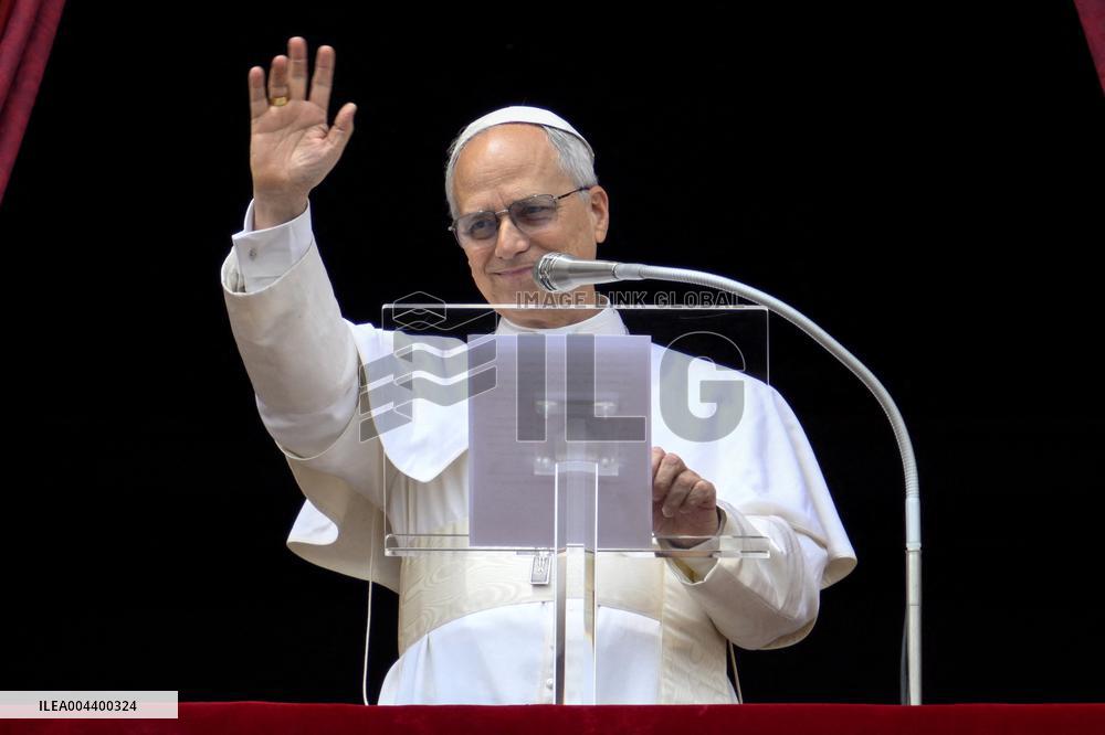 Pope Leo XIV Leads His First Regina Caeli Prayer - Vatican
