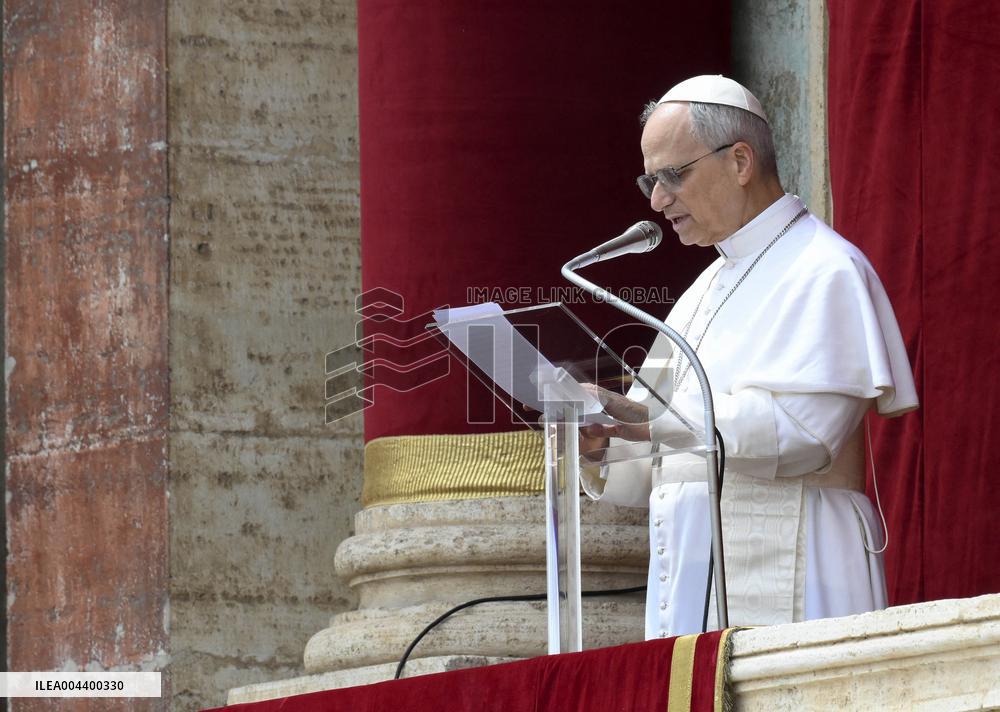 Pope Leo XIV Leads His First Regina Caeli Prayer - Vatican