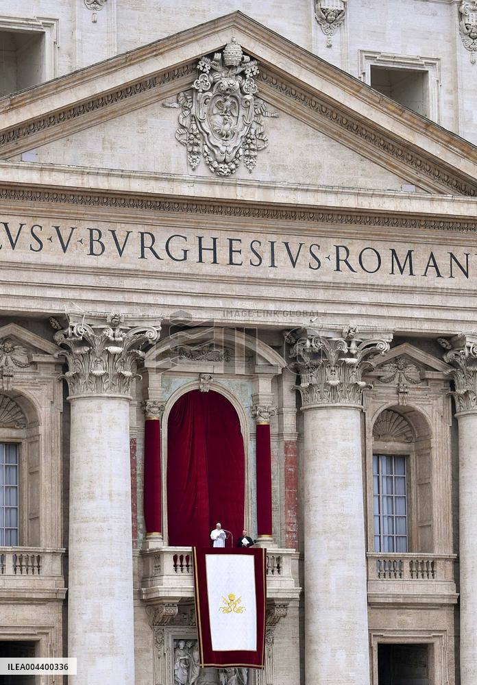 Pope Leo XIV Leads His First Regina Caeli Prayer - Vatican