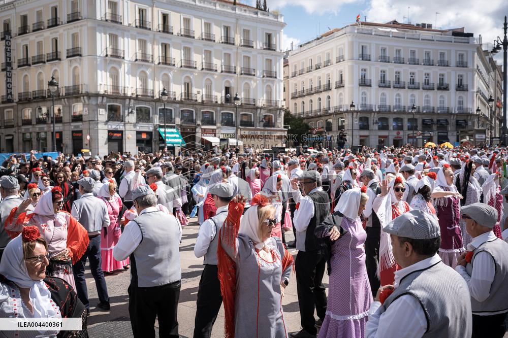 Dancing Through Madrid Street Parade - Spain