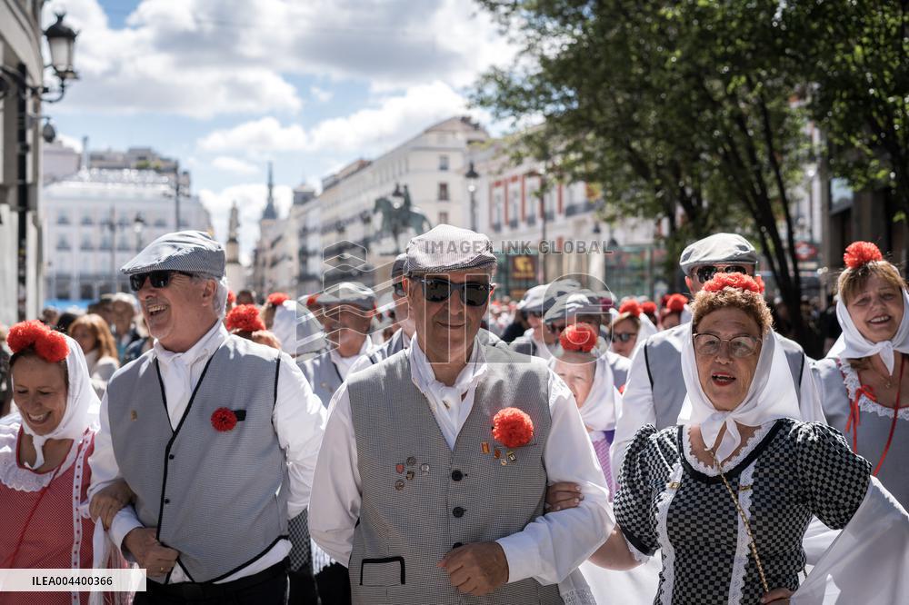 Dancing Through Madrid Street Parade - Spain