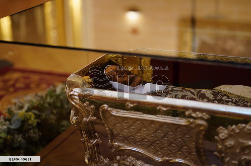 Public Veneration of Saint Teresa in Alba de Tormes - Spain