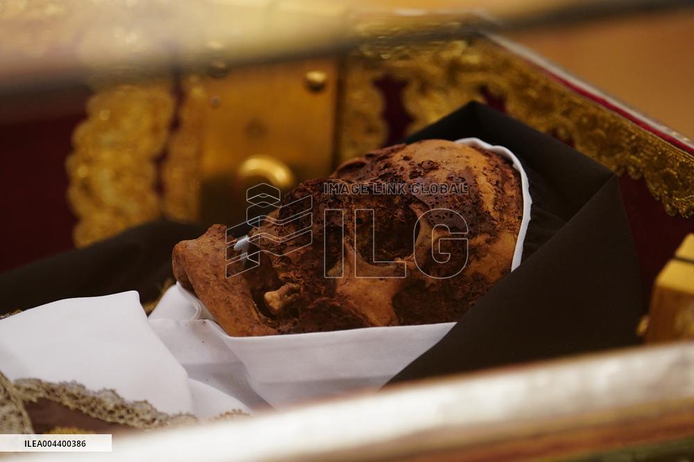 Public Veneration of Saint Teresa in Alba de Tormes - Spain