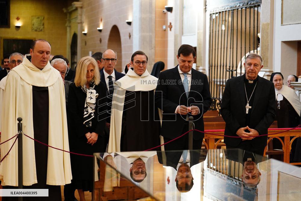 Public Veneration of Saint Teresa in Alba de Tormes - Spain