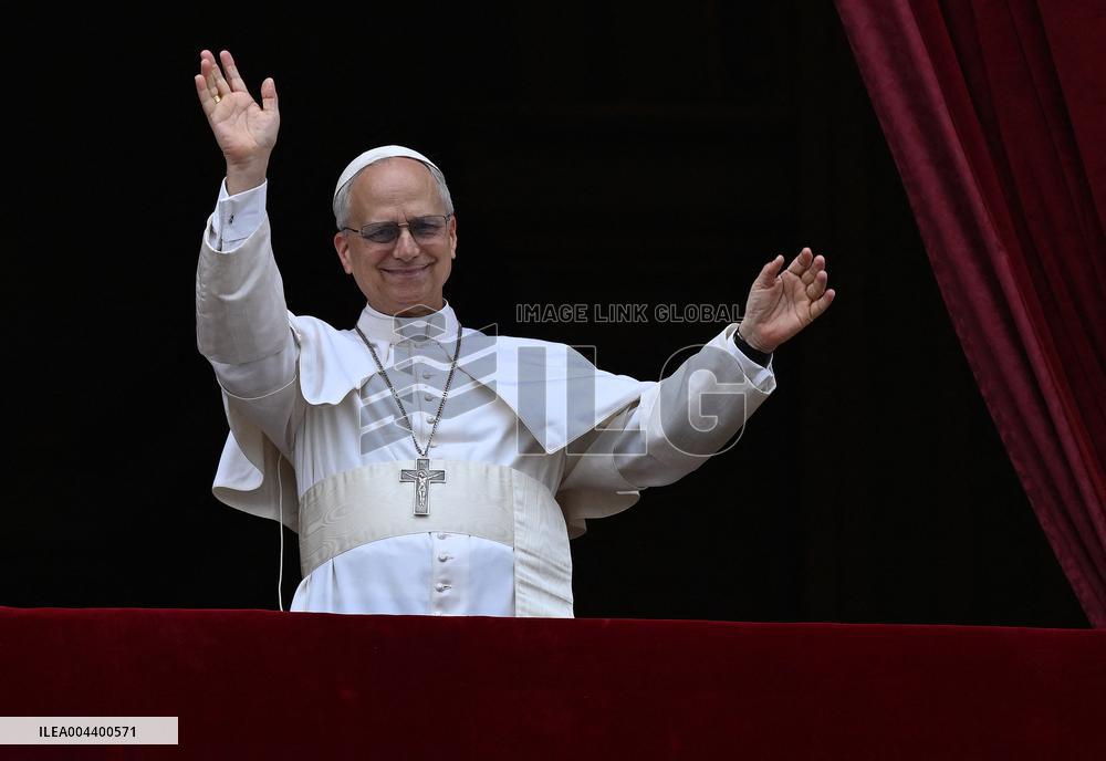 Pope Leo XIV Leads His First Regina Caeli Prayer - Vatican