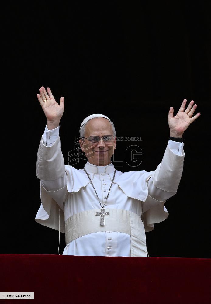 Pope Leo XIV Leads His First Regina Caeli Prayer - Vatican
