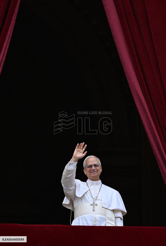 Pope Leo XIV Leads His First Regina Caeli Prayer - Vatican