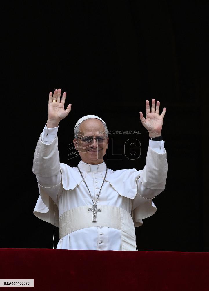 Pope Leo XIV Leads His First Regina Caeli Prayer - Vatican