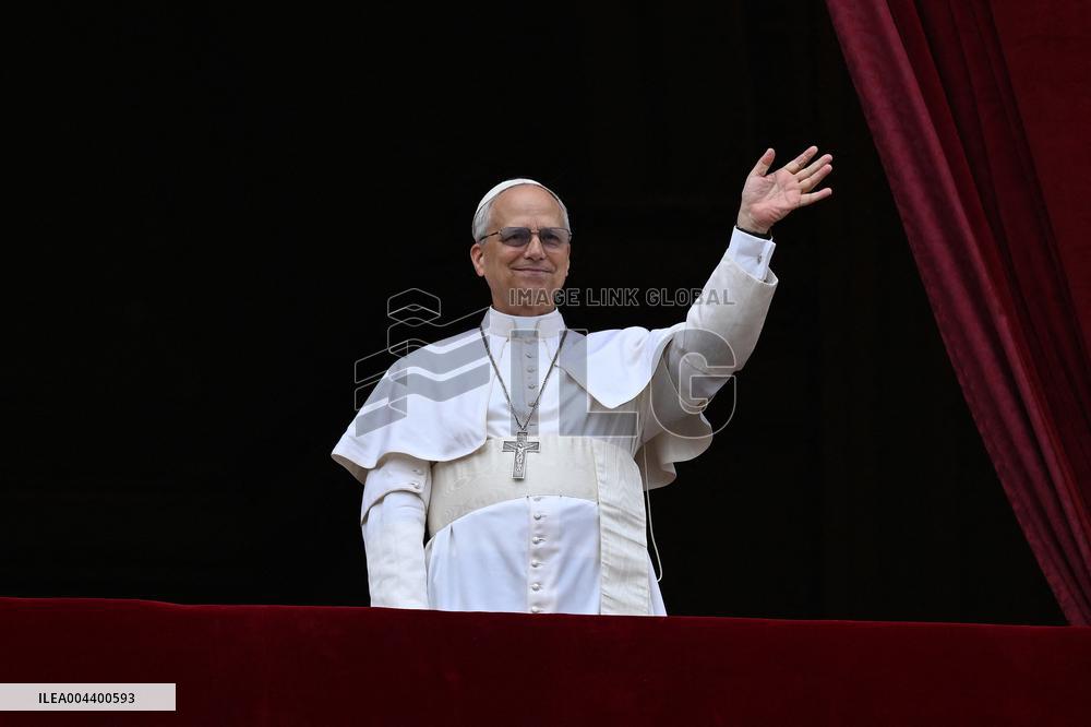 Pope Leo XIV Leads His First Regina Caeli Prayer - Vatican