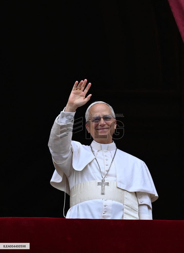 Pope Leo XIV Leads His First Regina Caeli Prayer - Vatican