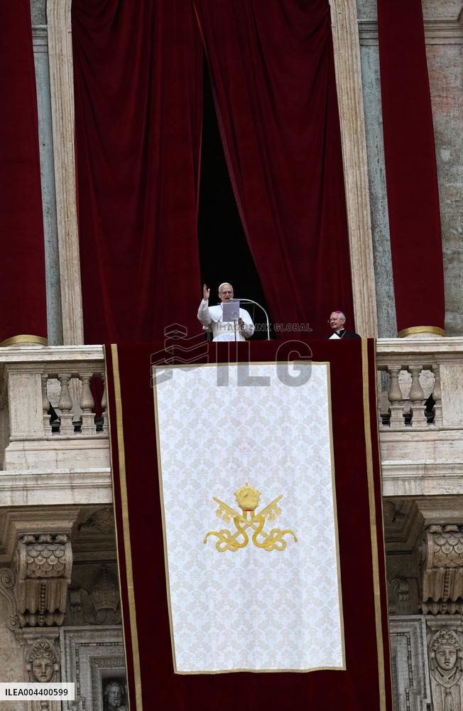 Pope Leo XIV Leads His First Regina Caeli Prayer - Vatican