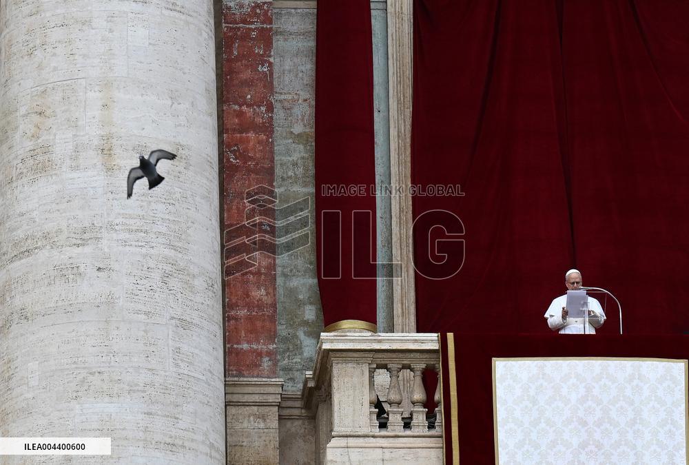 Pope Leo XIV Leads His First Regina Caeli Prayer - Vatican