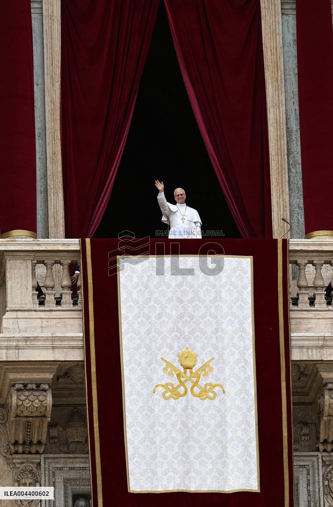 Pope Leo XIV Leads His First Regina Caeli Prayer - Vatican
