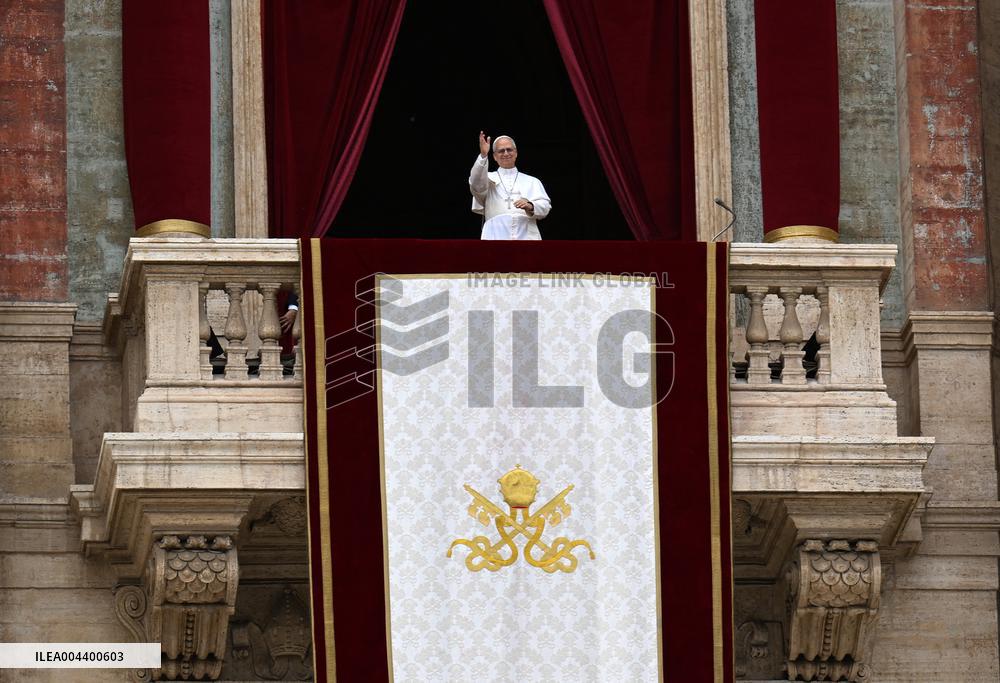 Pope Leo XIV Leads His First Regina Caeli Prayer - Vatican