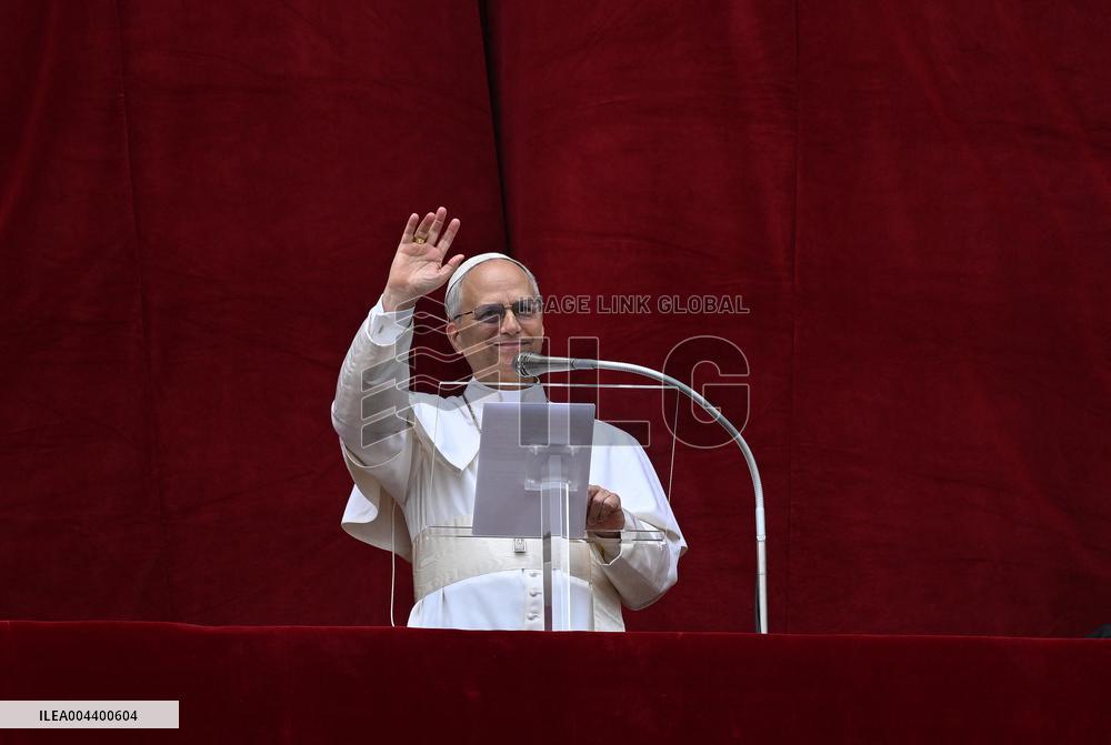 Pope Leo XIV Leads His First Regina Caeli Prayer - Vatican