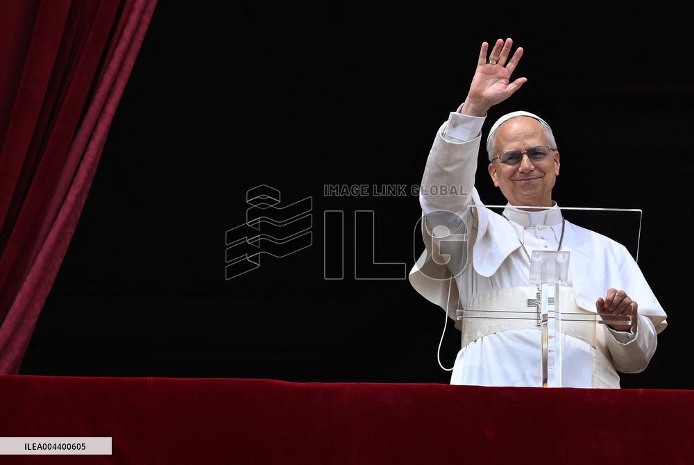 Pope Leo XIV Leads His First Regina Caeli Prayer - Vatican