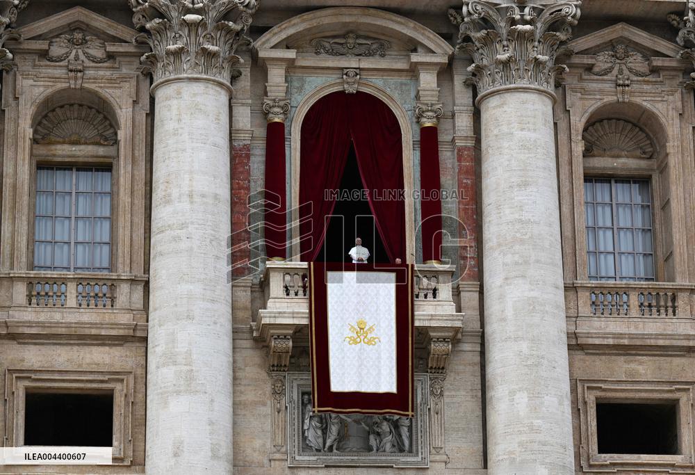 Pope Leo XIV Leads His First Regina Caeli Prayer - Vatican