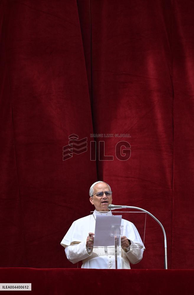 Pope Leo XIV Leads His First Regina Caeli Prayer - Vatican