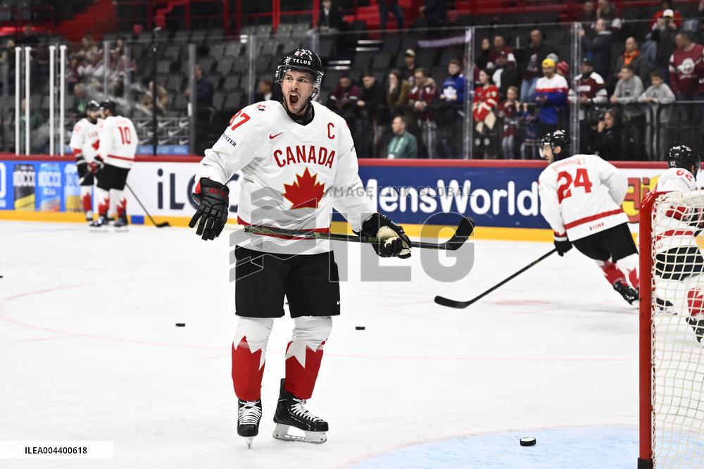 ICE HOCKEY WC LATVIA-CANADA