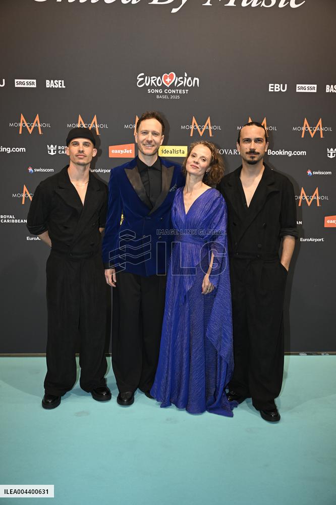 EUROVISION 2025 TURQUOISE CARPET