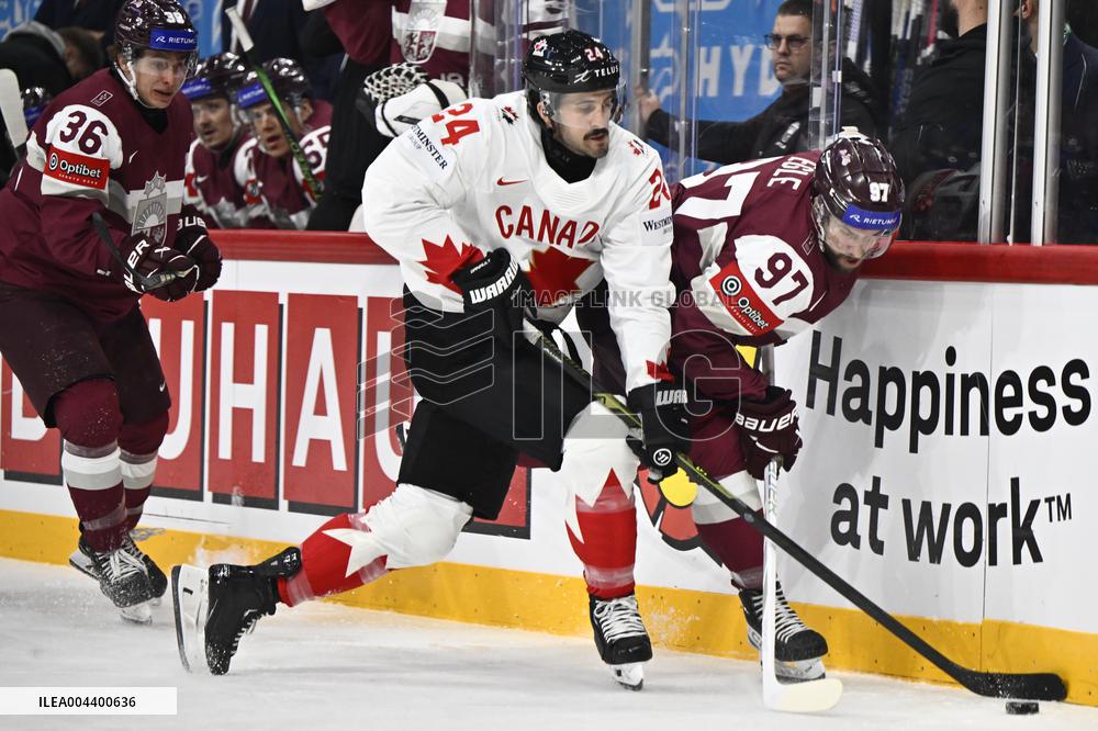 ICE HOCKEY WC LATVIA-CANADA