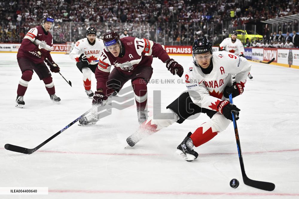ICE HOCKEY WC LATVIA-CANADA