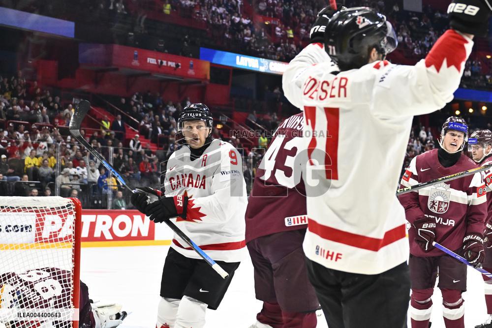 ICE HOCKEY WC LATVIA-CANADA