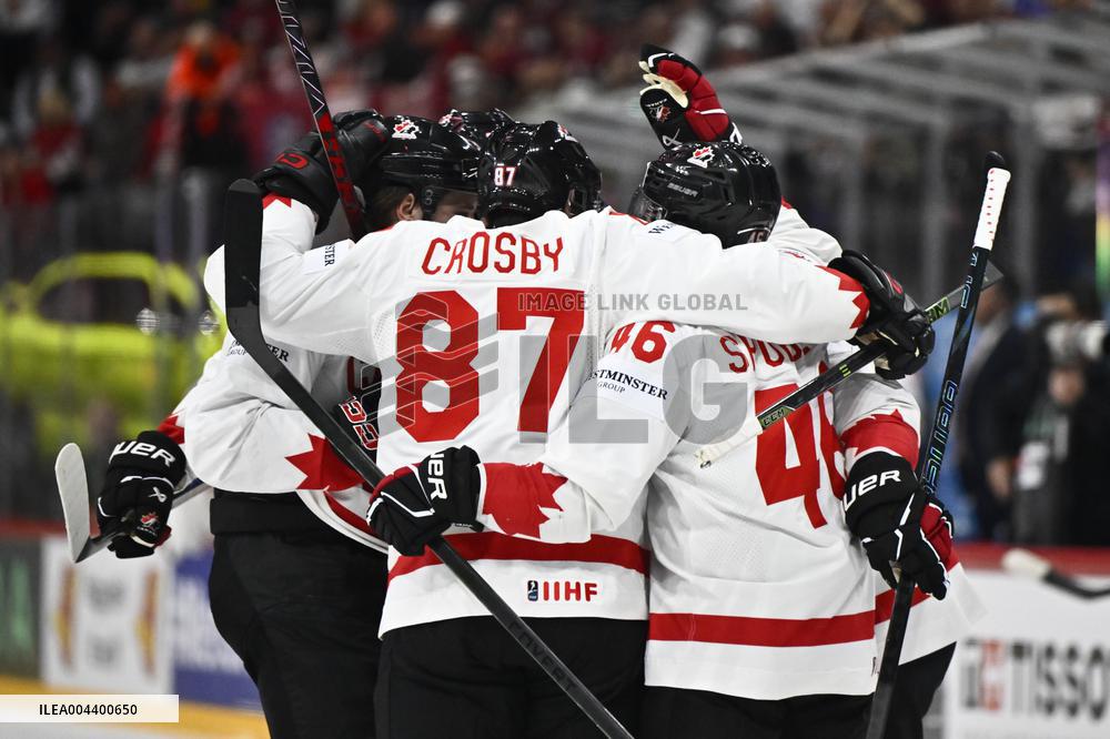 ICE HOCKEY WC LATVIA-CANADA