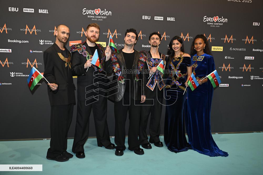 EUROVISION 2025 TURQUOISE CARPET