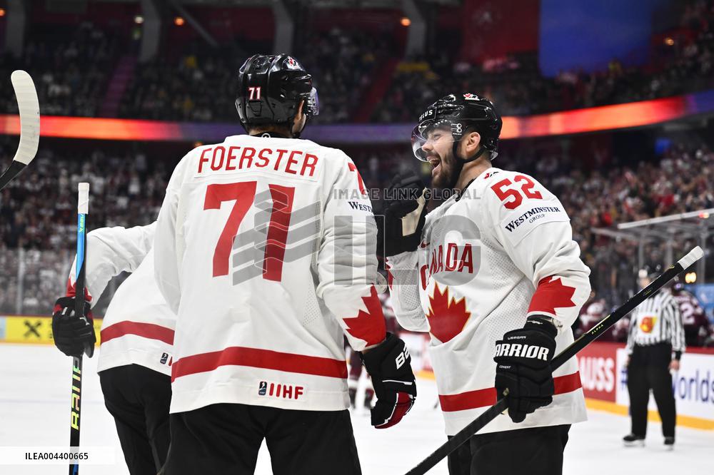 ICE HOCKEY WC LATVIA-CANADA